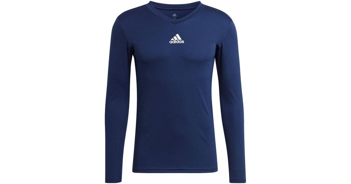 Adidas Team Base Long Sleeve T-Shirt Men - Team Navy • Pris »