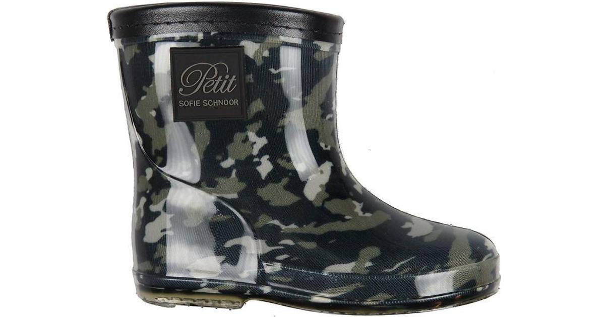 Petit by Sofie Schnoor Alfred Rubber Boots - AOP Camou • Pris »