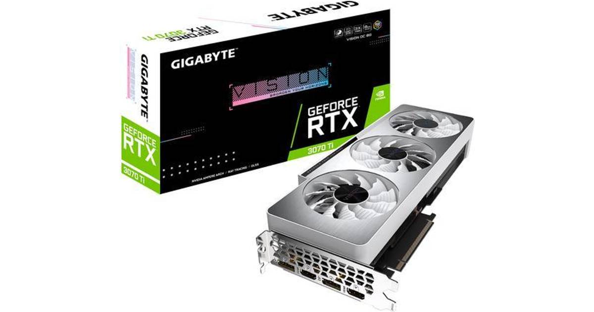 Gigabyte GeForce RTX 3070 Ti Vision OC 2xHDMI 2xDP 8GB • Pris »