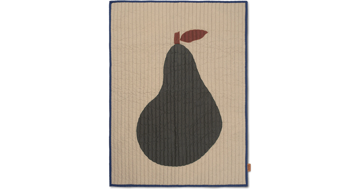 Ferm Living Pear Tæppe Beige (110x80cm) • Se priser »