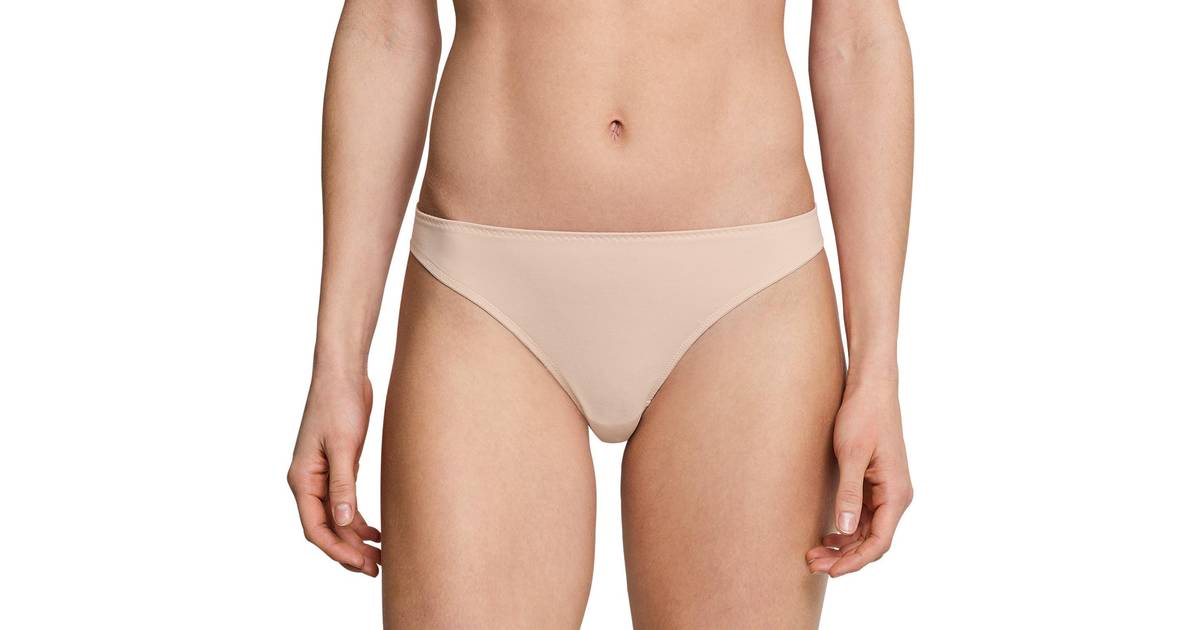 Schiesser Invisible Lace Thong - Sand • PriceRunner »