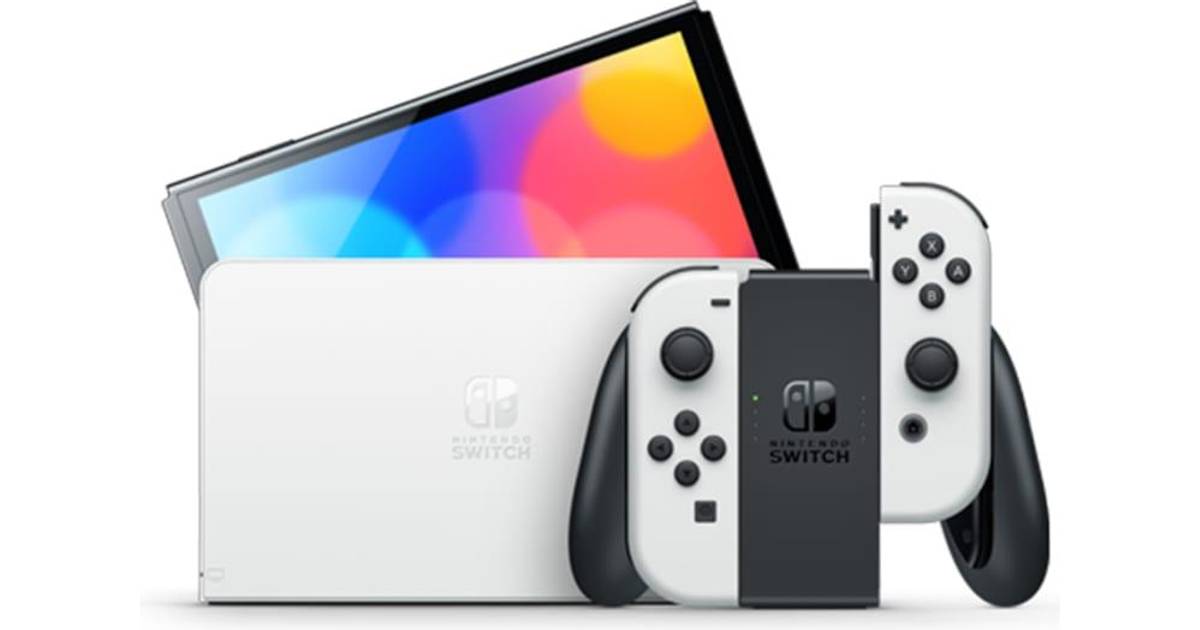 Nintendo Switch OLED Model - White • Se PriceRunner »