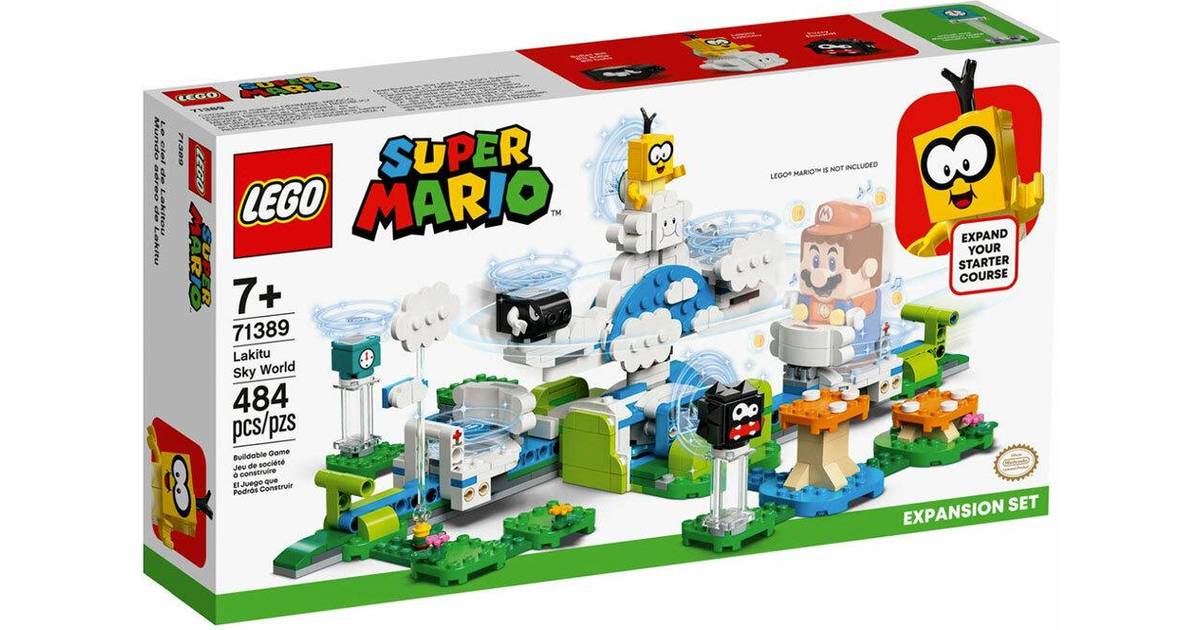 Lego Super Mario Lakitu Sky World Expansion Set 71389 • Pris »