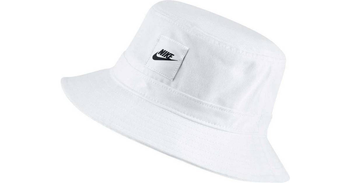 Nike Bucket Hat - White (4 butikker) • Se PriceRunner »