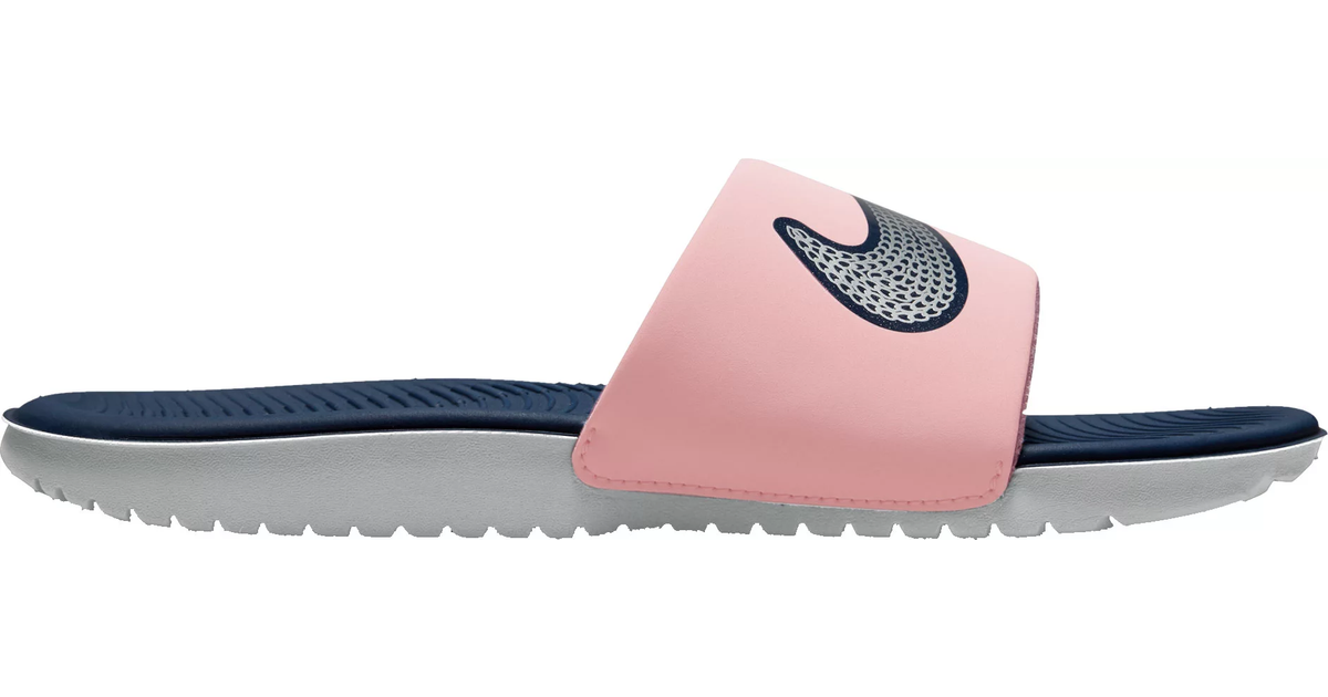 Nike Kawa SE PS/GS - Pink Glaze/Midnight Navy/Metallic Silver • Pris »