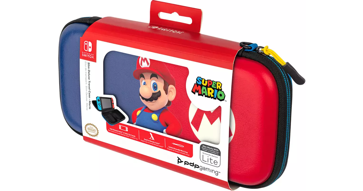 Nintendo Nintendo Switch/Switch Lite Slim Travel Case - Mario • Pris »