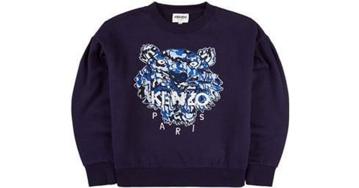 Kenzo Tiger Print Sweatshirt - Electric Blue (K15142) • Pris »