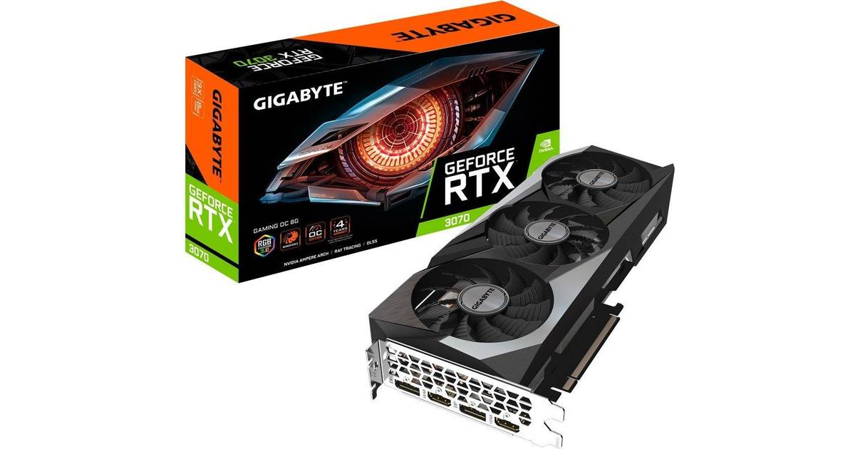 Gigabyte GeForce RTX 3070 Gaming 2xHDMI 2xDP 8GB 2.0) •