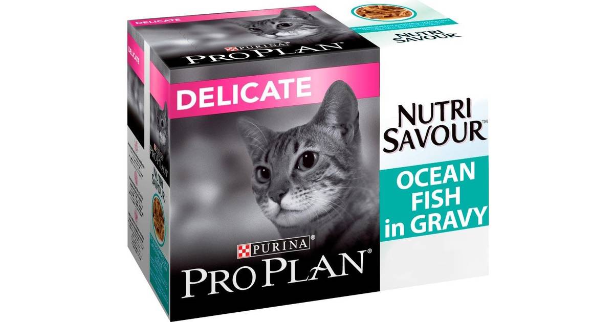 Purina Pro Plan Sensitive Digestion Delicate Cat Ocean Fish 10x85g • Pris »