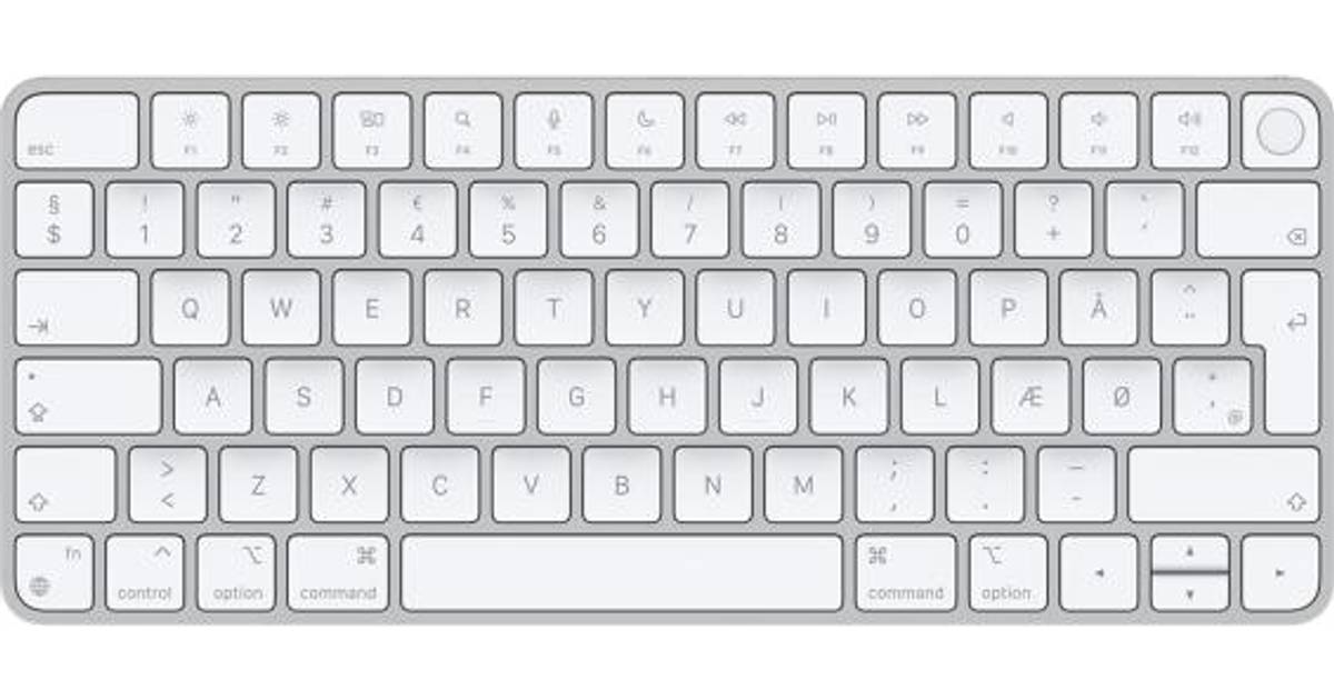 Apple Magic Keyboard with Touch ID (Danish) • Priser »