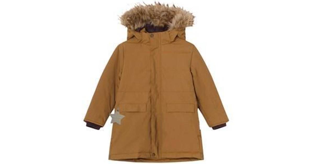 Mini A Ture Vinna Fur Jacket - Rubber Brown (1213109700) • Pris »