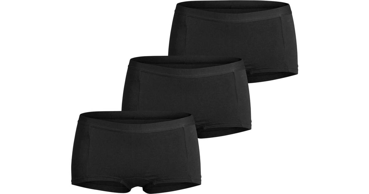 Björn Borg Solid Cotton Minishorts 3-pack - Black Beauty • Pris »