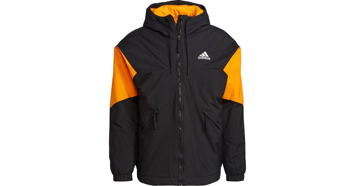Adidas Back To Sport Insulated Hooded Jacket - Black • Pris »
