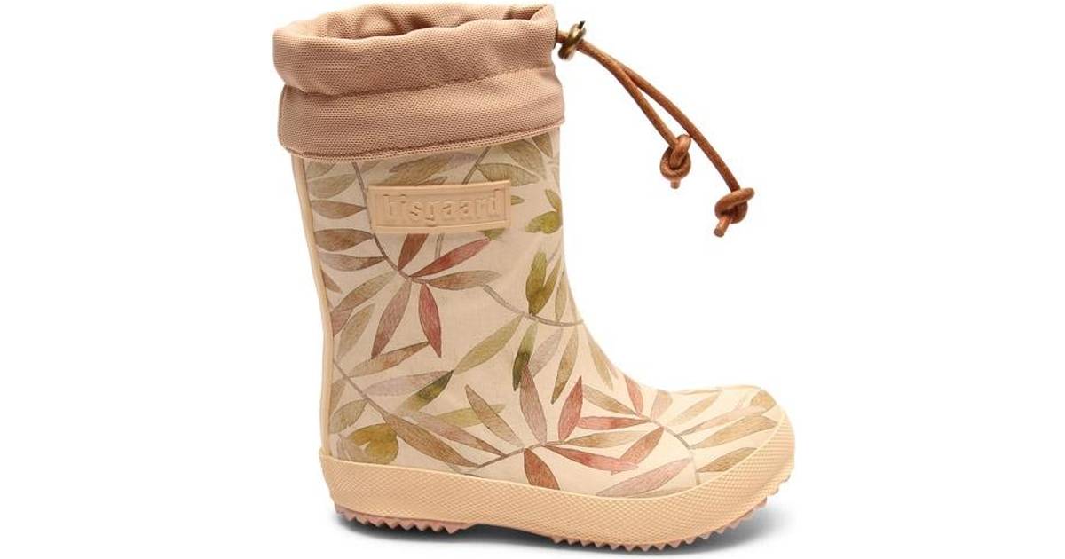 Bisgaard Thermal Rubber Boots - Beige Leaves • Pris »