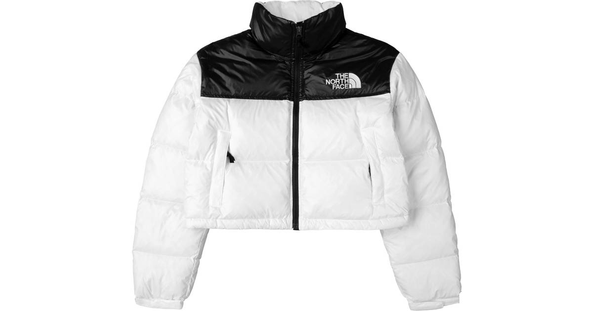 The North Face Women's Nuptse Short Jacket - TNF White/TNF Black • Pris »