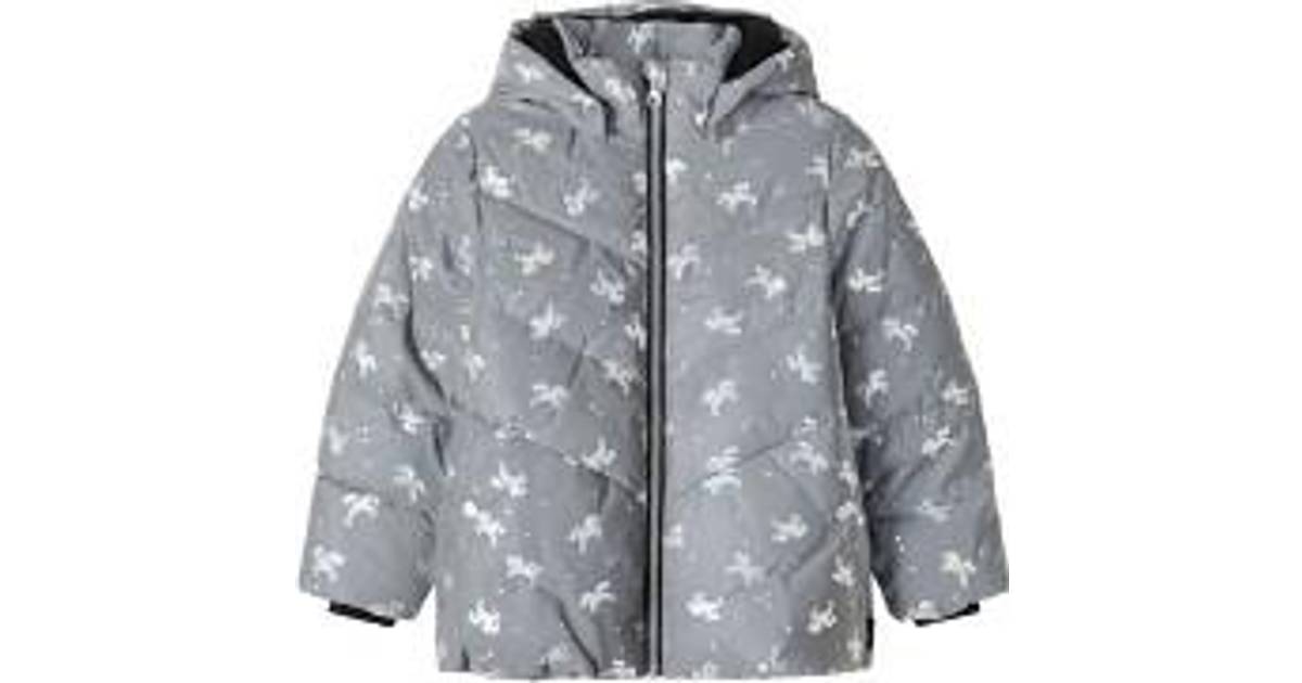 Name It Reflective Jacket - Gray/Frost Gray (13192486) • Pris »