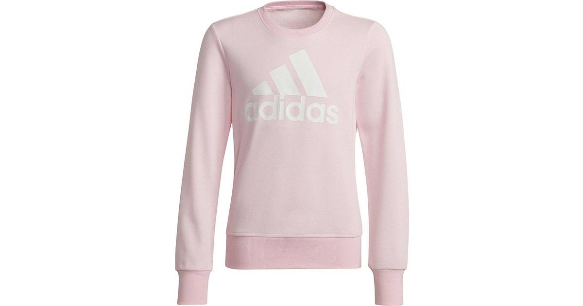 Adidas Girl's G BL Sweatshirt - Clear Pink/White (GS4287) • Pris »
