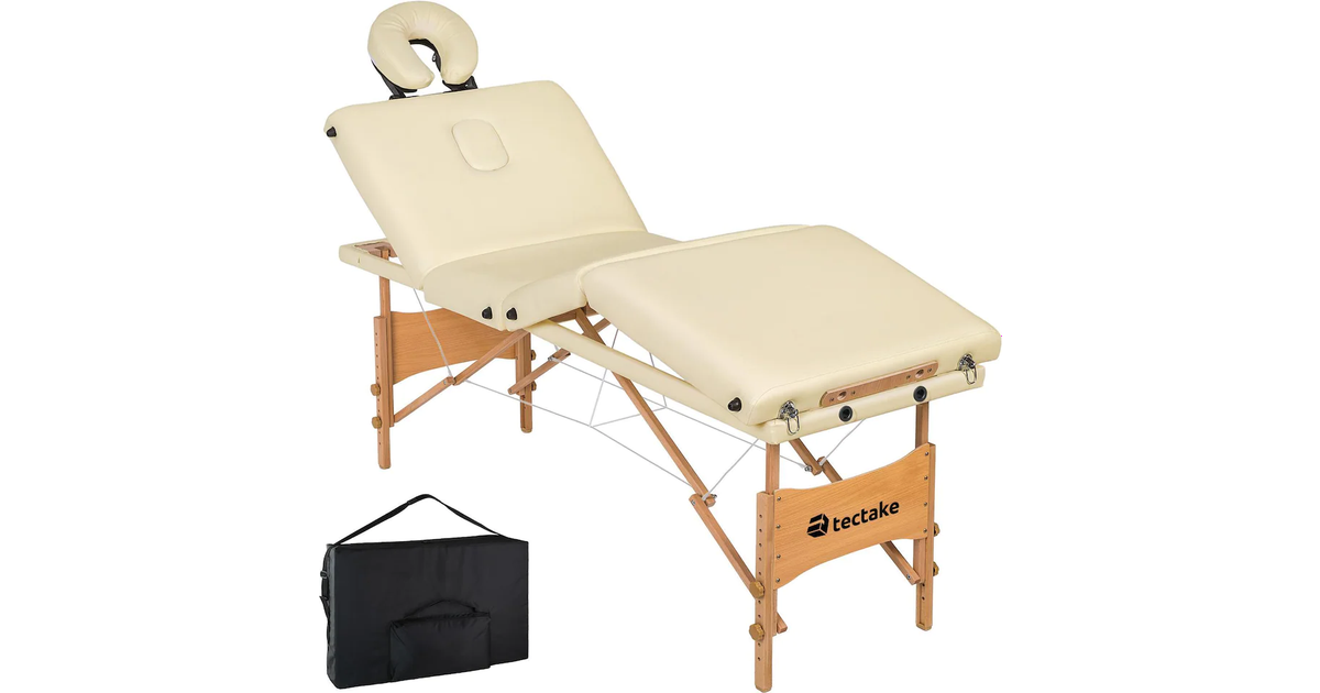 Tectake Massage Table 4 Zones • Se laveste pris nu