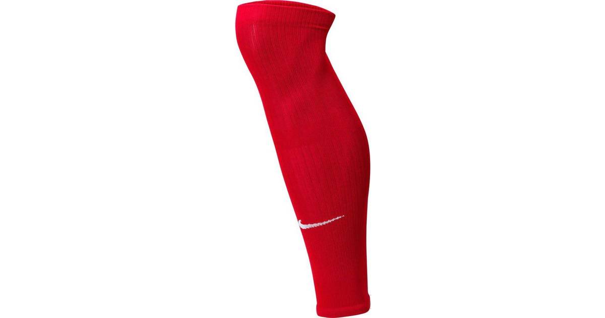 Nike Squad Soccer Leg Sleeves Unisex - University Red/White • Pris »
