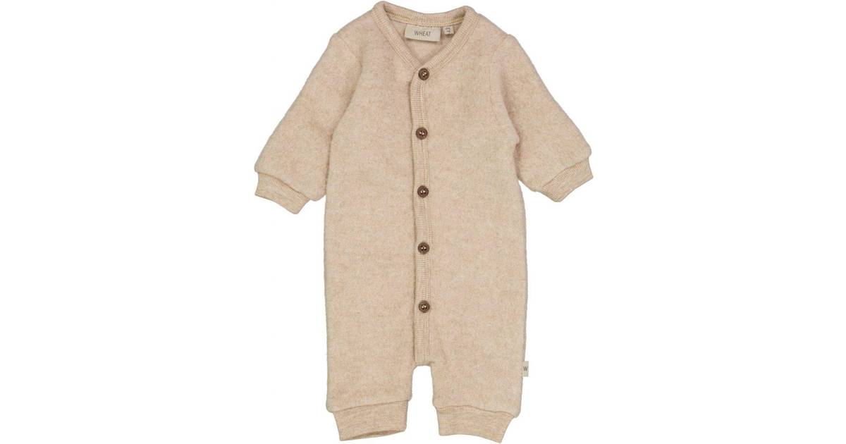 Wheat Wool Fleece Jumpsuit - Khaki Melange (9369E-786-3204) • Pris »