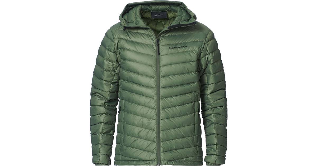 Peak Performance Frost Liner Down Hooded Jacket - Thrill Green • Pris »