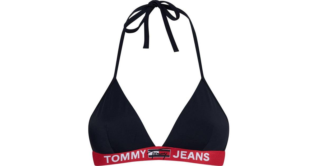 Tommy Hilfiger Logo Underband Triangle Bikini Top - Desert Sky • Pris »
