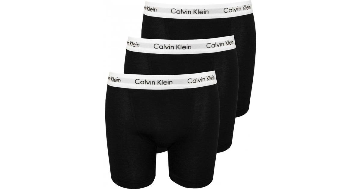 Calvin Klein Stretch Boxer Brief 3-pack - Black • Pris »