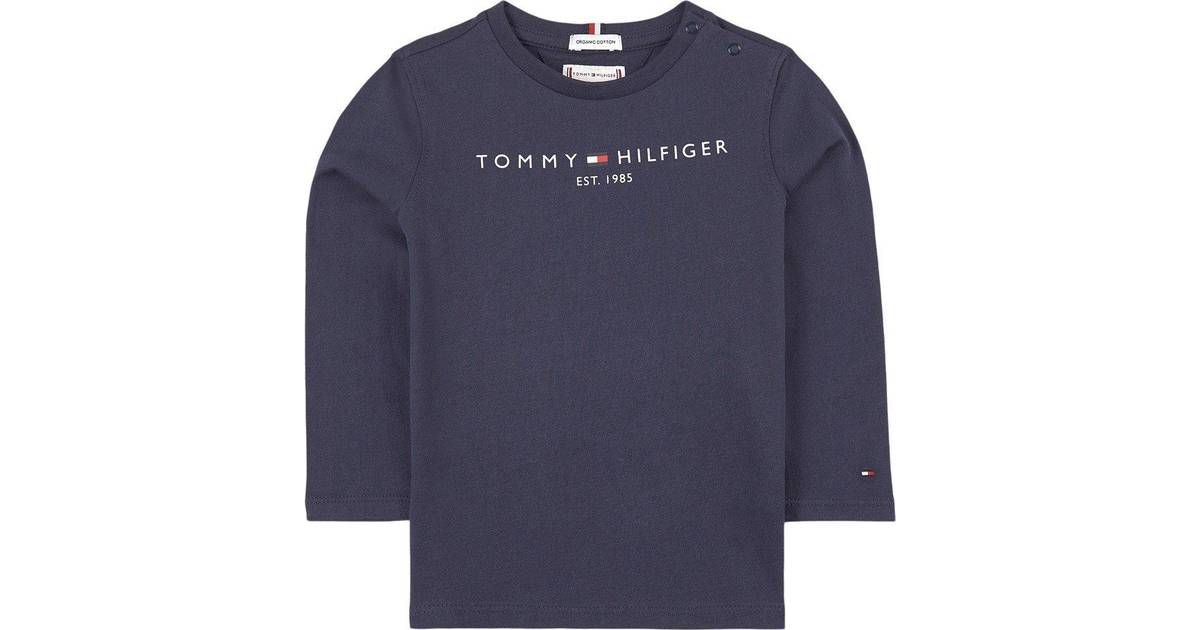 Tommy Hilfiger Logo T-Shirt - Navy (KS0KS00202C87) • Pris »