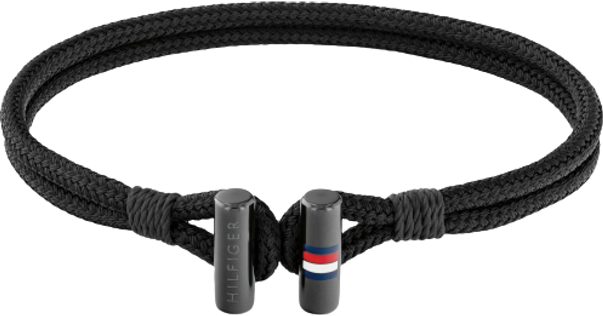 Tommy Hilfiger Double Wrap Bracelet - Black • Priser »