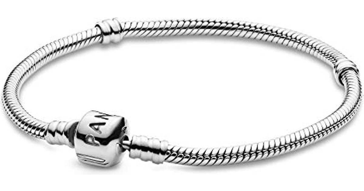 Pandora Moments Snake Chain Bracelet - Silver • Pris »