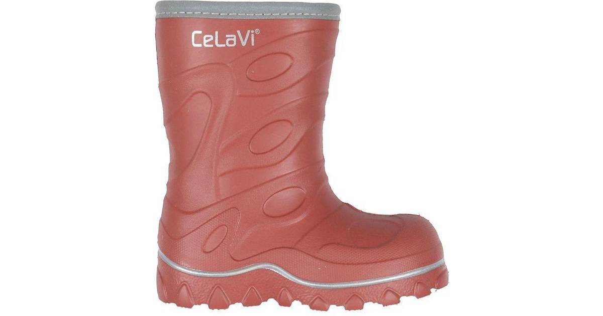 CeLaVi Thermal Embossed Rubber Boots - Mahogany • Pris »