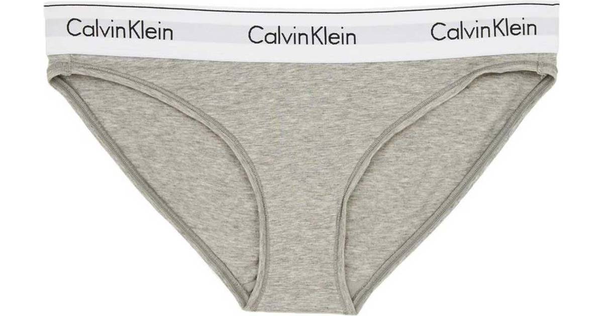 Calvin Klein Modern Cotton Bikini Brief - Grey Heather • Pris »