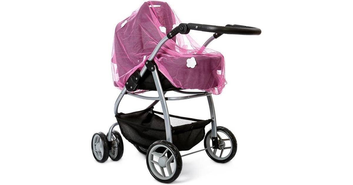 Mini Mommy Myggenet til dukkevogn, pink • Se priser »