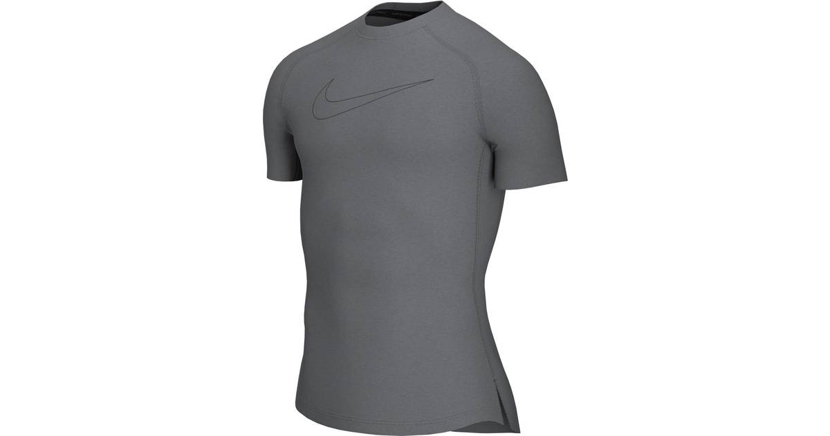 Nike Pro Dri-FIT Short-Sleeve T-shirt Men - Iron Grey/Black • Pris »