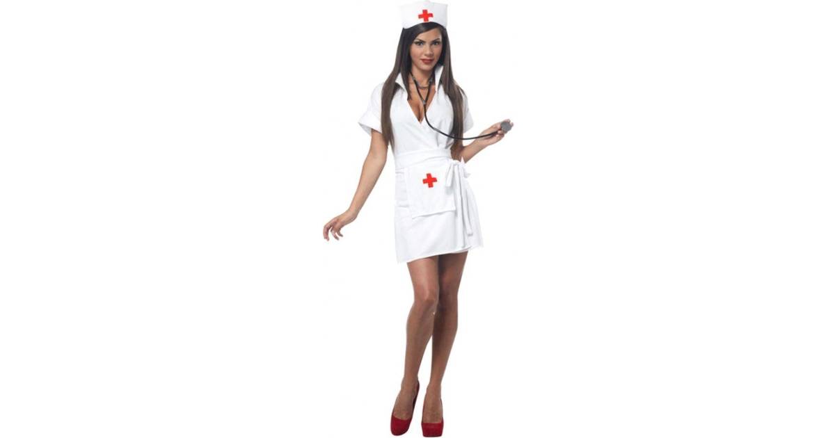 Orion Costumes Sjuksköterska Vit Maskeraddräkt • Pris »