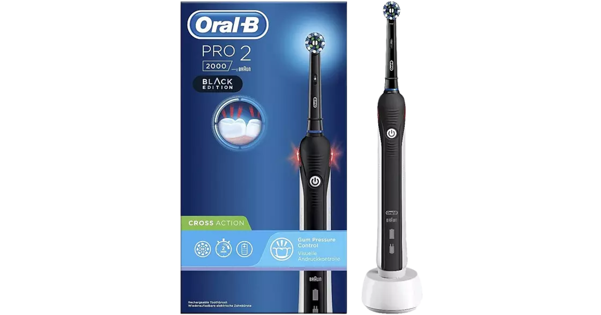 Oral-B Pro 2 2000 Black Edition (17 butikker) • Priser »