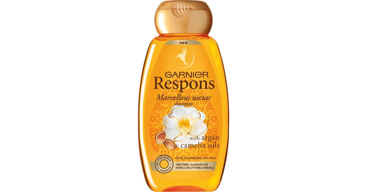 Garnier Respons Nectar Shampoo Torrt & Glanslöst 250ml • Pris »