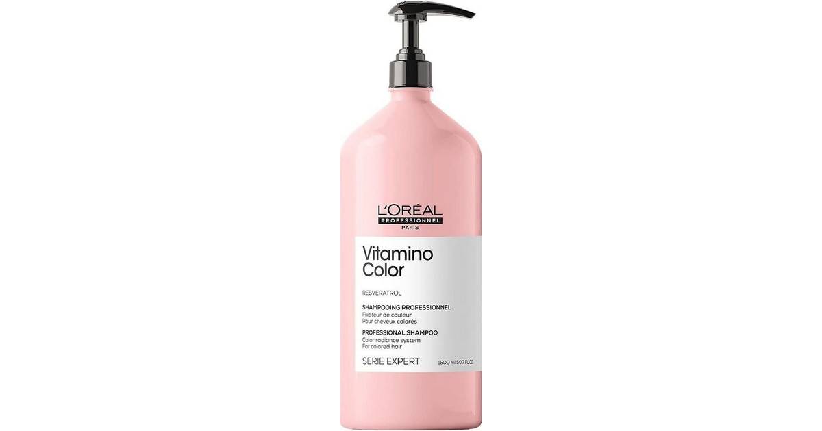 L'Oréal Professionnel Serie Expert Resveratrol Vitamino Color Radiance  System Shampoo Pump 1500ml • Pris »