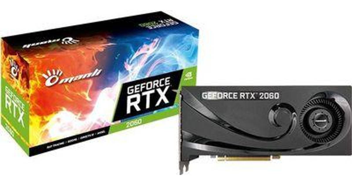 Manli GeForce RTX 2060 HDMI DP 8GB • Se PriceRunner »