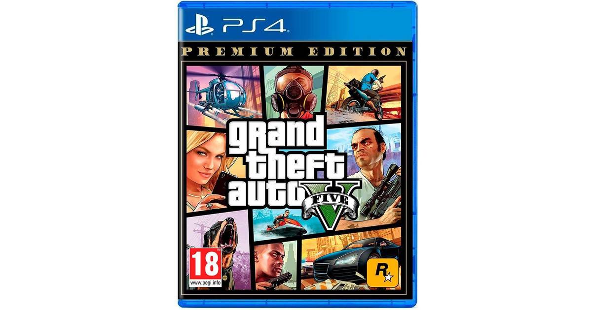 loyalitet svær at tilfredsstille marked Grand Theft Auto V - Premium Online Edition (PS4) PlayStation 4