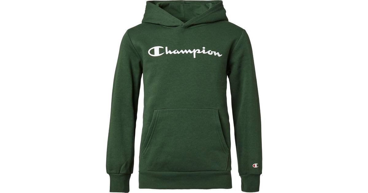 Champion Kid's Hooded Sweatshirt - Rain Forest • Pris »