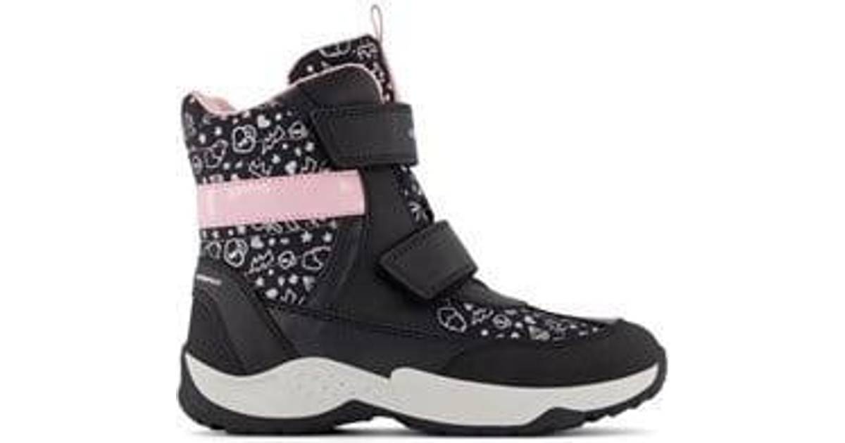 Geox Sentiero Heart Print Boots - Black • Se priser »