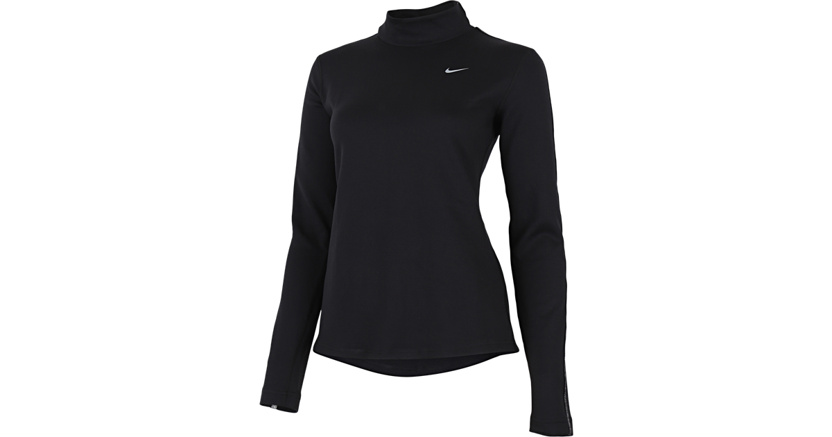 Nike Pro Therma-FIT Long-Sleeve Top Women - Black/Particle Grey • Pris »