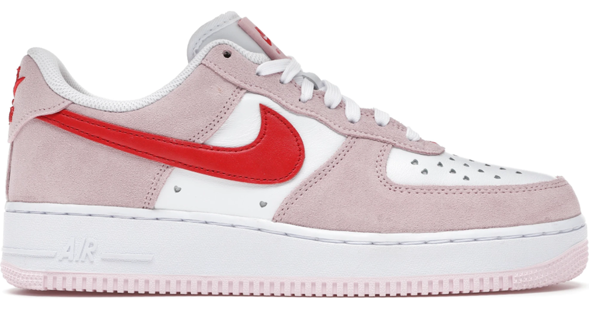 Nike Air Force 1 Low '07 QS Valentine's Day Love Letter M - Tulip  Pink/University Red/White