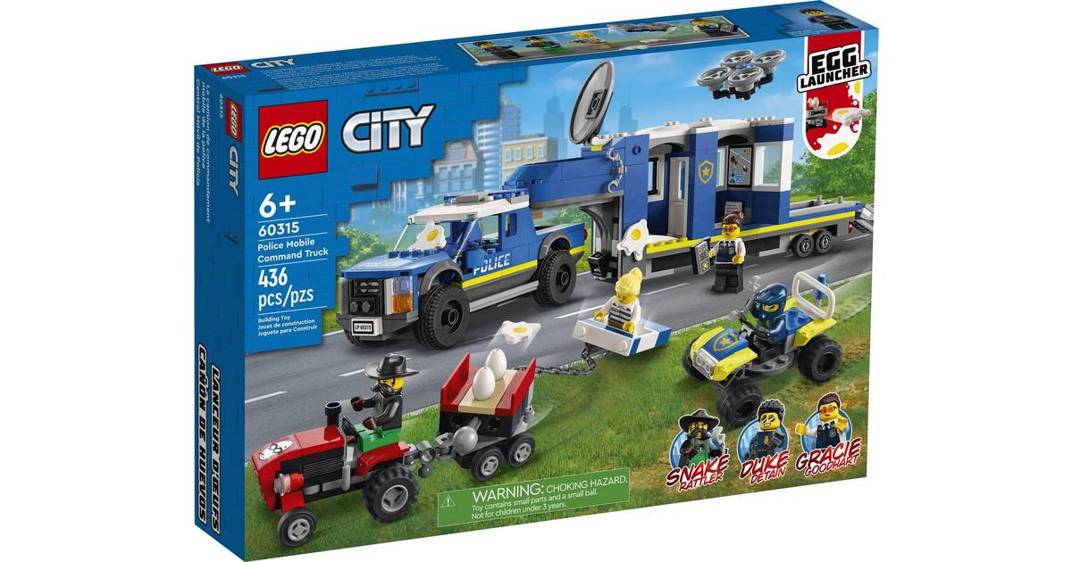 Lego City Mobil politikommandocentral 60315 • Priser »