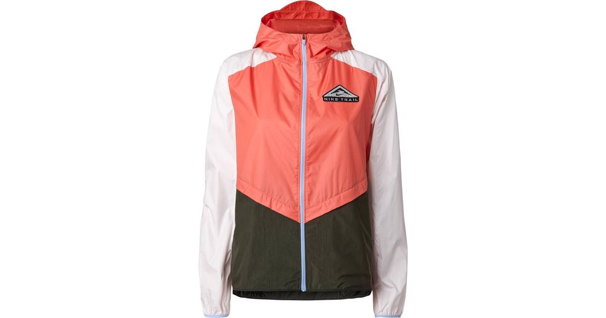 Nike Shield Trail Running Jacket Women - Magic Ember/Light Soft  Pink/Aluminium/Black • Pris »