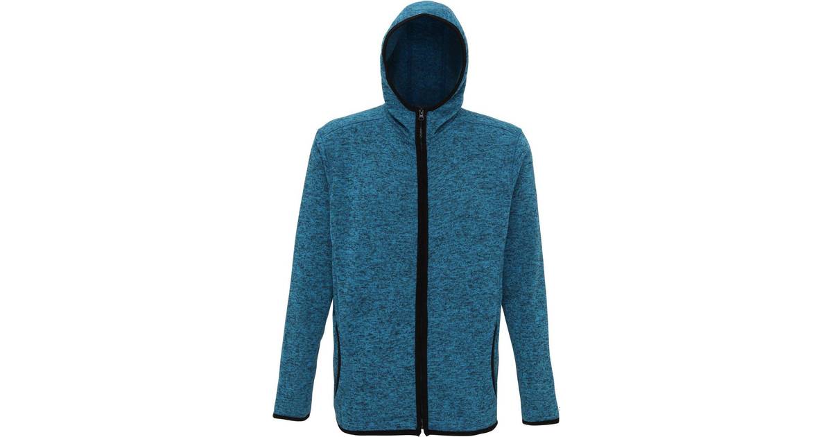 Tridri Melange Knit Fleece Jacket - Sapphire/Black Fleck • Pris »