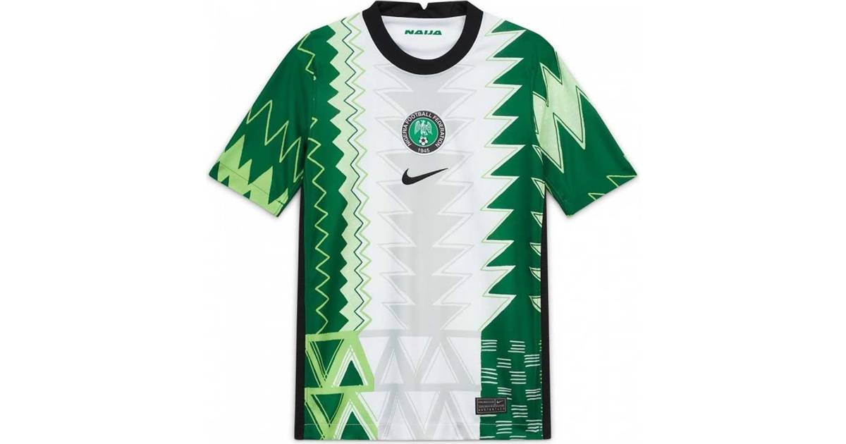 Nike Nigeria 2020 Stadium Home-fodboldtrøje til store børn • Pris »