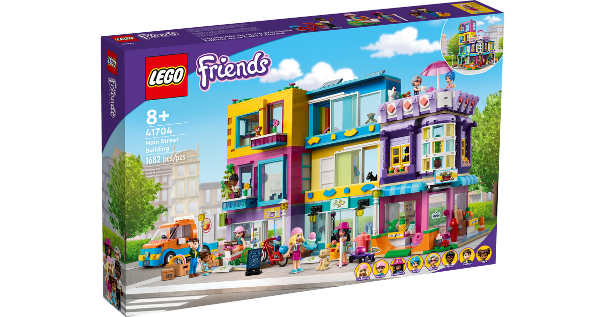 Lego Friends Bygning på hovedgaden 41704 • Se »