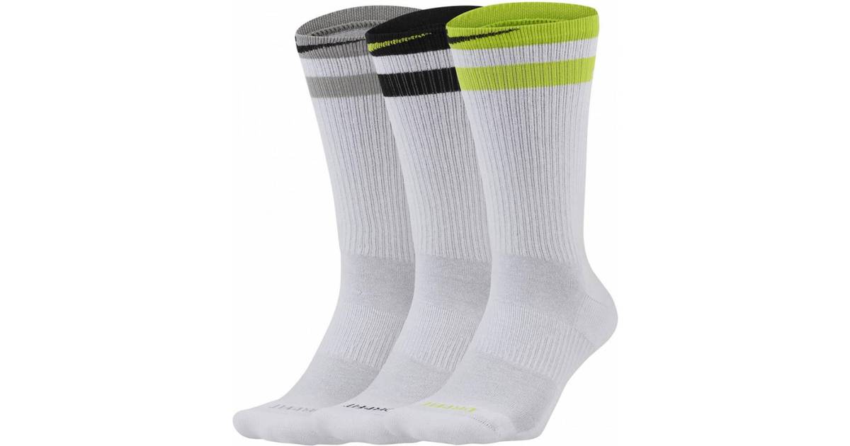 Nike Everyday Plus Cushioned Training Crew Socks 3-pack Unisex -  Multi-Colour • Pris »